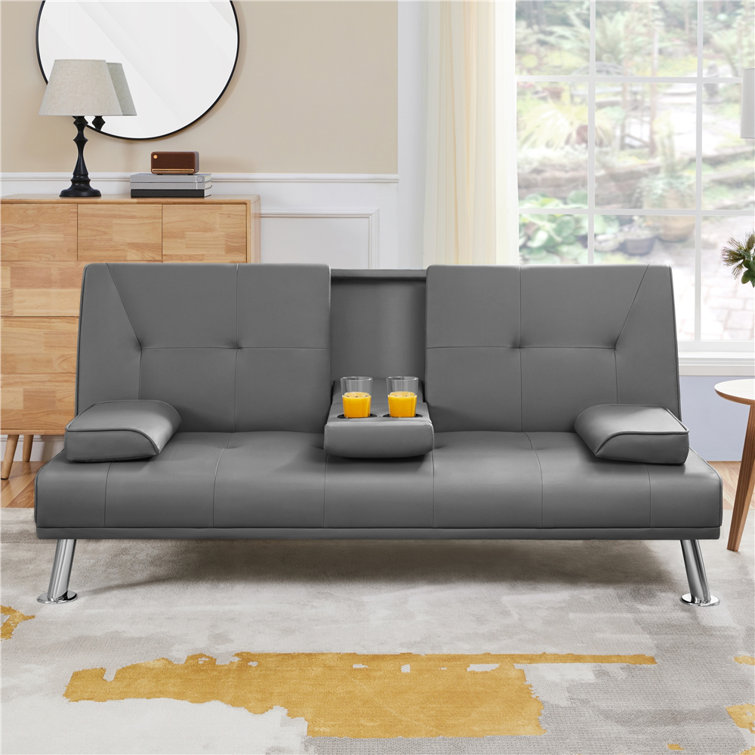 Wayfair faux store leather sofa